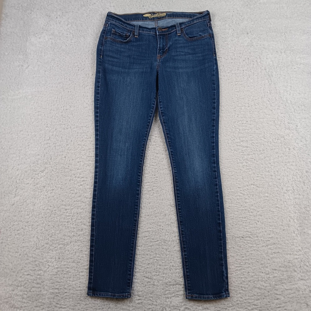 Old Navy Jeans The Sweetheart Women 6 Blue Straight Leg Stretch RN54023